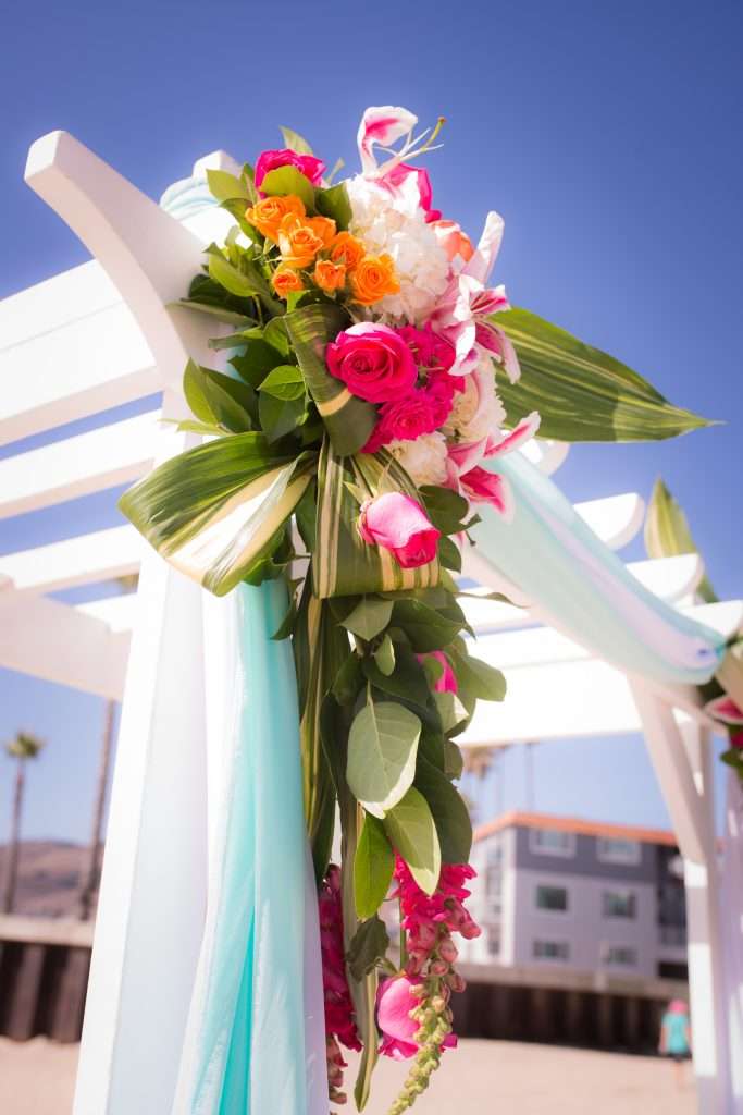 wedding flowers pismo beach